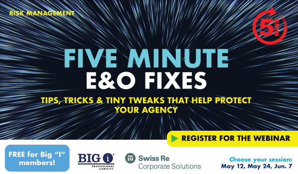 Five Minute Fixes:  Tips, Tricks and Tiny Tweaks That Help Protect Your Agency
